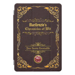 Classic Book Cover Gold Ornament Brown Leather at Zazzle