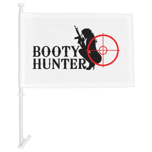 Classic Booty Hunter design Car Flag