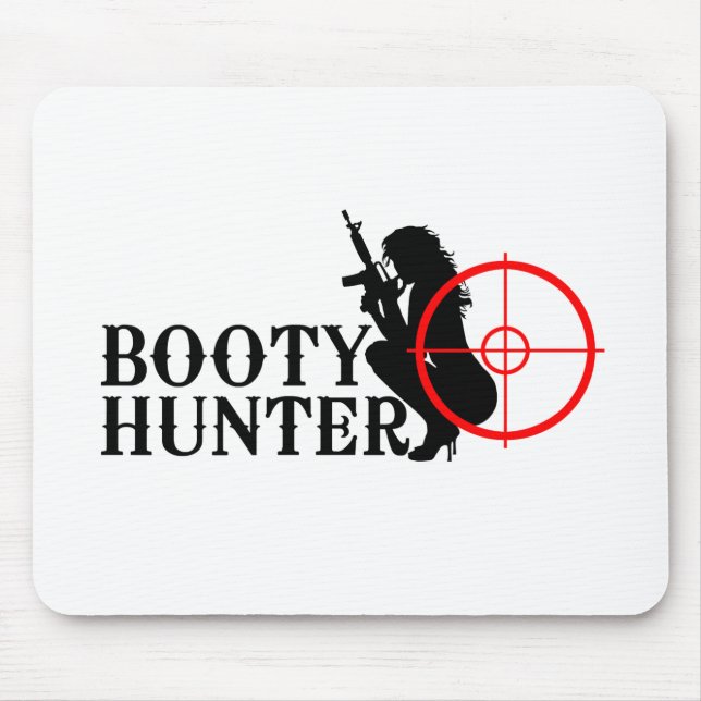Classic Booty Hunter design Mouse Pad (Front)