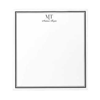 Classic Border Personalised Notepad