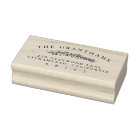 Classic Botanical Family Name Return Address
