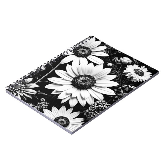 Classic Botanical  Floral  Notebook (Left Side)