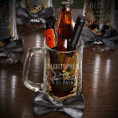 Classic Bow Tie Wedding Gift Set With Beer Mug (Front)