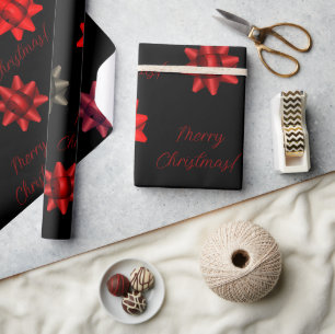 Classic Bows Christmas Wrapping Paper