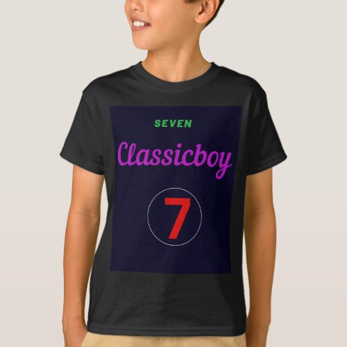 Classic boy 7 tshirt 