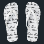 Classic Bride Wedding Flip Flops<br><div class="desc">Classic Bride Wedding Flip Flops</div>