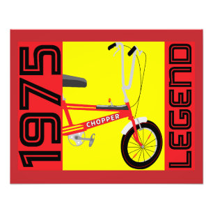 Classic British 1970's Iconic Bicycle Photo Print