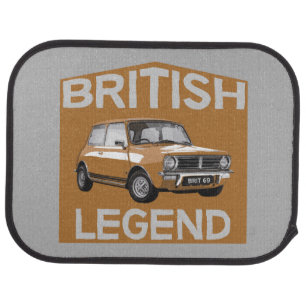 Classic British Cars Petrolhead Vintage Mug Car Floor Mat