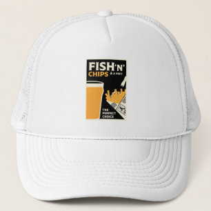 Classic British Cuisine Kitchen Trucker Hat
