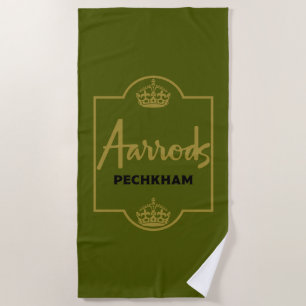 Classic British Novelty Gift Beach Towel