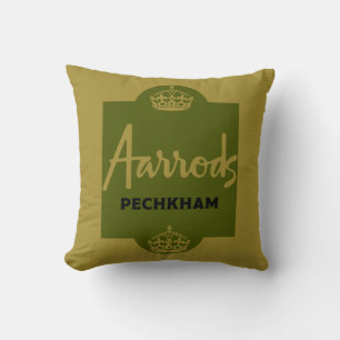 Classic British Novelty Gift Throw Pillow