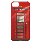 Classic British Red Telephone Box iPhone 5C Case (Back)