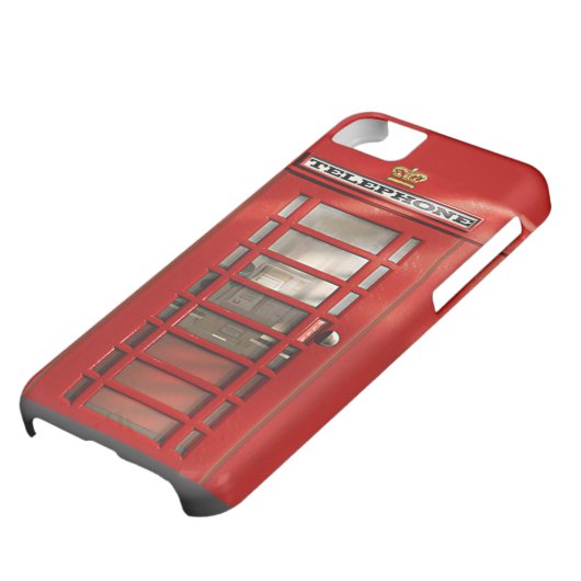 Classic British Red Telephone Box iPhone 5C Case (Bottom)