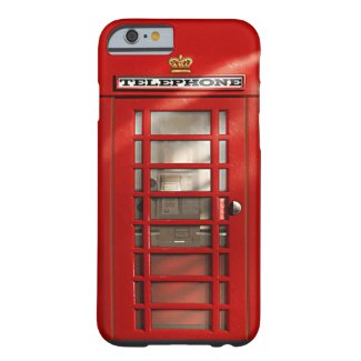 Classic British Red Telephone Box iPhone 6 case