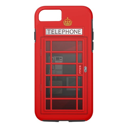 Classic British Red Telephone Box iPhone 7 case