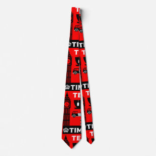 Classic British Tea Drinkers Neck Tie