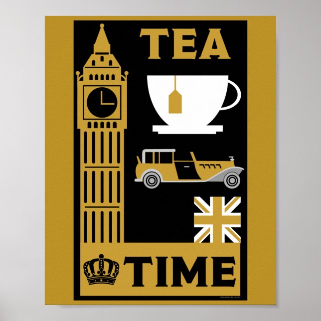 Classic British Tea Drinkers     Poster (Front)