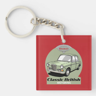 Classic British Wolseley 1300 Car Keychain