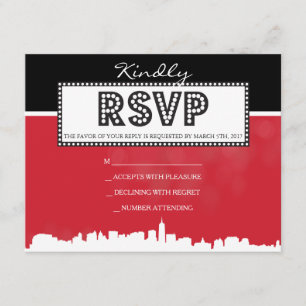 CLASSIC BROADWAY Bar Bat Mitzvah Invitation
