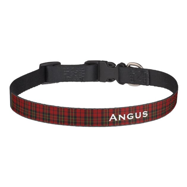 Classic Brodie Tartan Plaid Custom Dog Collar Zazzle