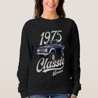 Classic bronco 1975 Navy Blue Knoxville Sweatshirt