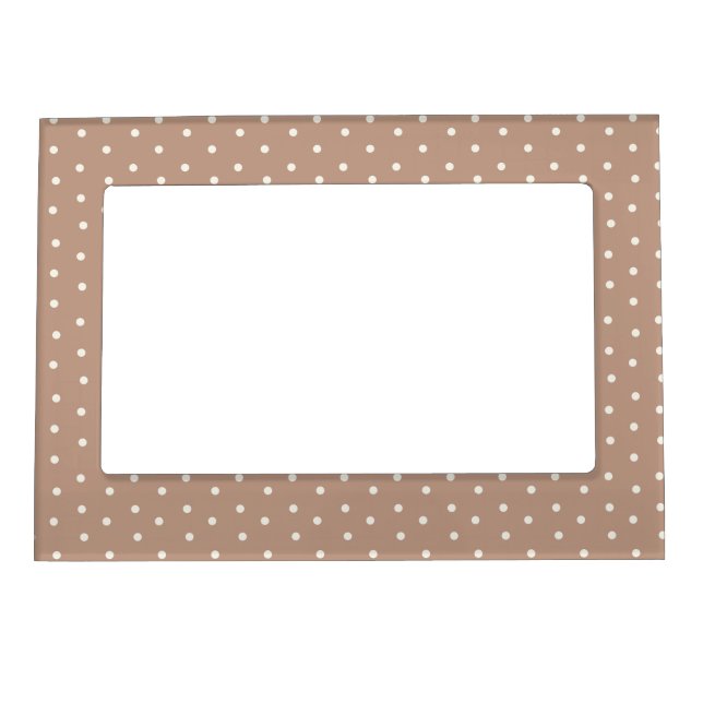 Classic Brown Dot Magnetic Frame (Front)