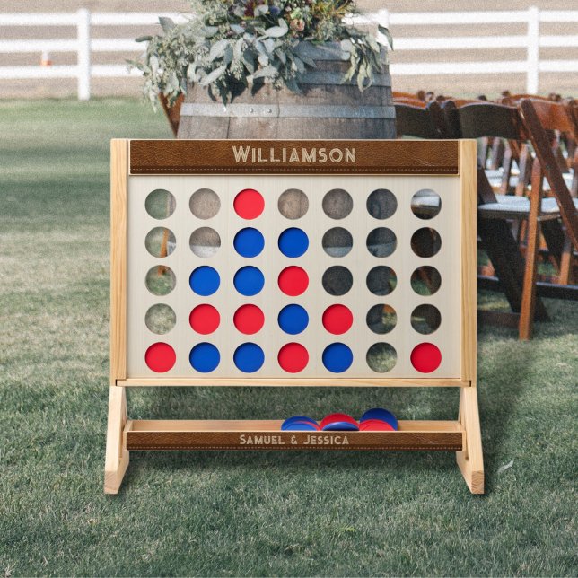 Classic Brown Leather Monogram Fast Four (Creator Uploaded)