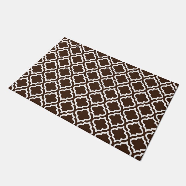 Classic Brown Pattern Doormat (Angled)