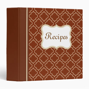 Classic Brown Recipe Binder