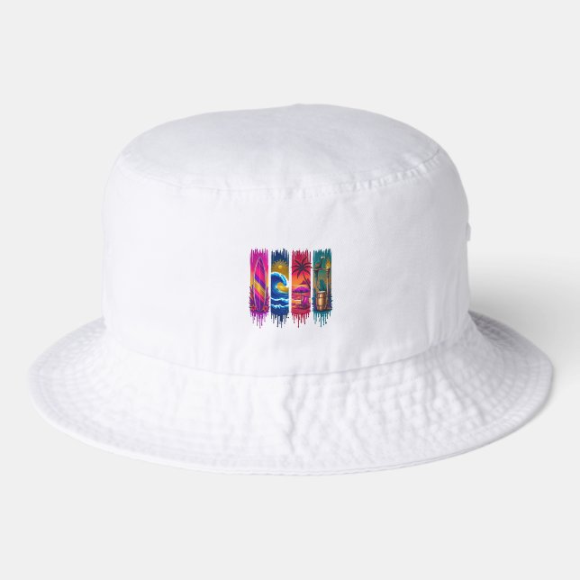 Classic Bucket Cap 🧢 | Stylish DTF Design (Front)