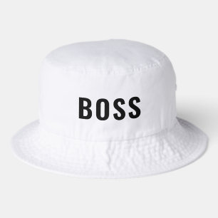 Classic Bucket Hat Featuring Bold BOSS Lettering