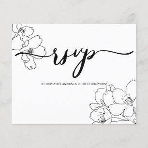 Classic/Budget/ RSVP card. Flyer