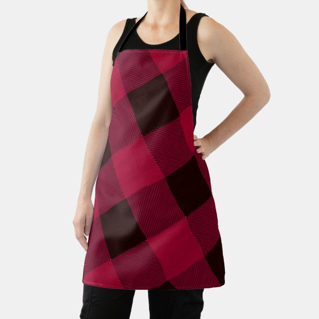 Classic Buffalo Check Heritage Apron (Insitu)