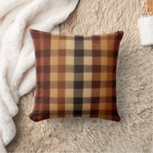 Classic Buffalo Plaid Rustic Brown & Terracotta
