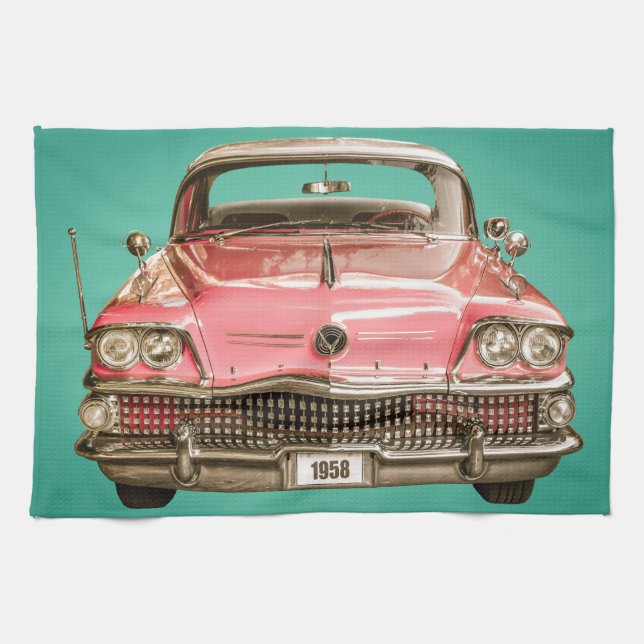 Classic Buick 1958 Century Car Towel (Horizontal)
