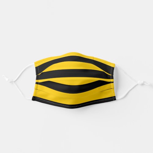 Classic Bumblee Bee Honey Bees Stripes Striped Adult Cloth Face Mask