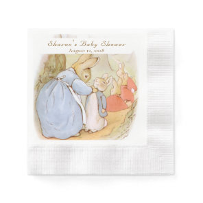 Classic Bunnies Baby Shower Napkins