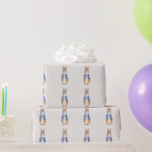 Classic Bunny Blowing a Blue Bubble gum Wrapping Paper