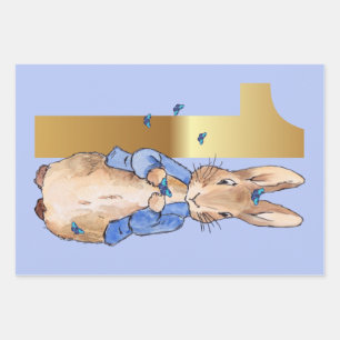 Classic bunny rabbit 1st birthday  wrapping paper sheets