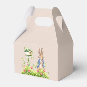 Classic bunny rabbit blue jacket favor boxes