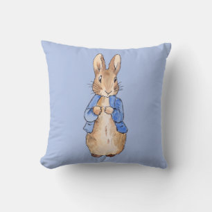 Classic bunny rabbit throw pillow