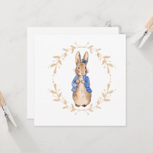 Classic Bunny rabbit with a butterfly