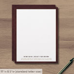 Classic Burgundy and Gold Business Letterhead<br><div class="desc">Make a strong impression with our Classic Burgundy and Gold Business Letterhead. This letterhead design features a framed design with your company name and contact information elegantly presented in golden classic typography. Each sheet exudes professionalism and sophistication, making it perfect for official correspondence, invoices, or important business documents. Elevate your...</div>