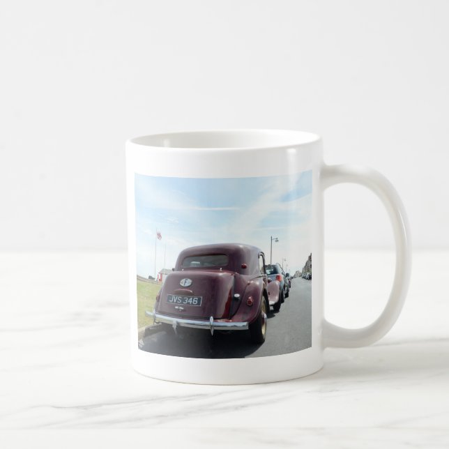 Classic Burgundy Citroen Coffee Mug (Right)