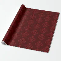 Elegant Burgundy Red Wrapping Paper