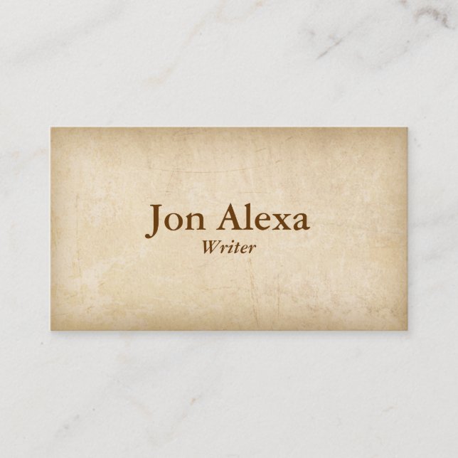 Classic Business Card (Front)