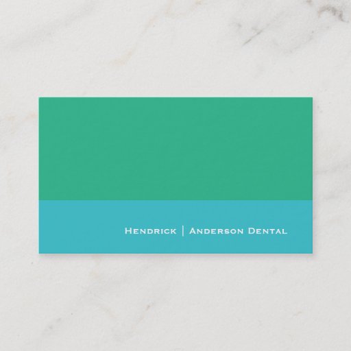 Customizable Classic Business Card for Dental, other.