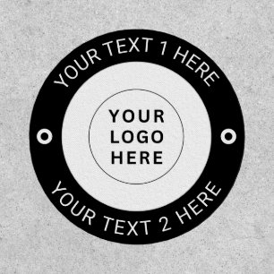 Classic Business Logo   Minimalist Black and White Patch