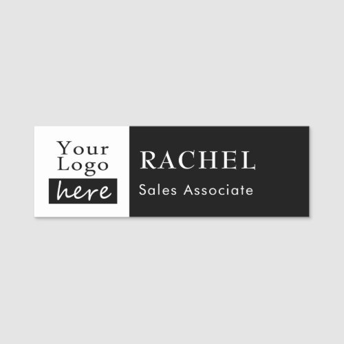 Classic Business Logo  Name Tag
