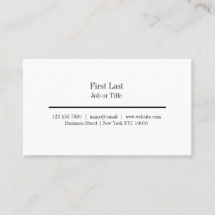 Classic Business Professional Business Cards